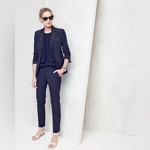 JCrew Navy Bi-stretch Italian Wool Suit - Thompson Blazer & Paley Pant